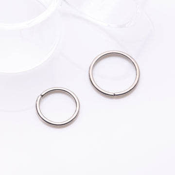 Detail View 1 of Implant Grade Titanium Seamless Bendable Hoop Ring